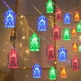 thumbnail image 6 of Qocolhg Christmas Decorations Outdoor Indoor, LED Christmas Oil Lamp Lights Christmas Holiday Colored Lights Arrangement Colored Lights String Lights, On Sale Clearance!, 6 of 6