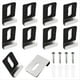 thumbnail image 1 of Kit Colgante de Espejo Resistente 10 Piezas, Clips Hardware Montaje Pesado para en Pared, Agujero Único Plata, 1 of 5