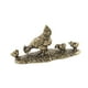 thumbnail image 5 of Estatua de latón de gallina y pollito, figura de té para mascotas, decoración de mesa, recuerdo de 8,1x4,5 cm para decoración del hogar y la Oficina,, 5 of 8