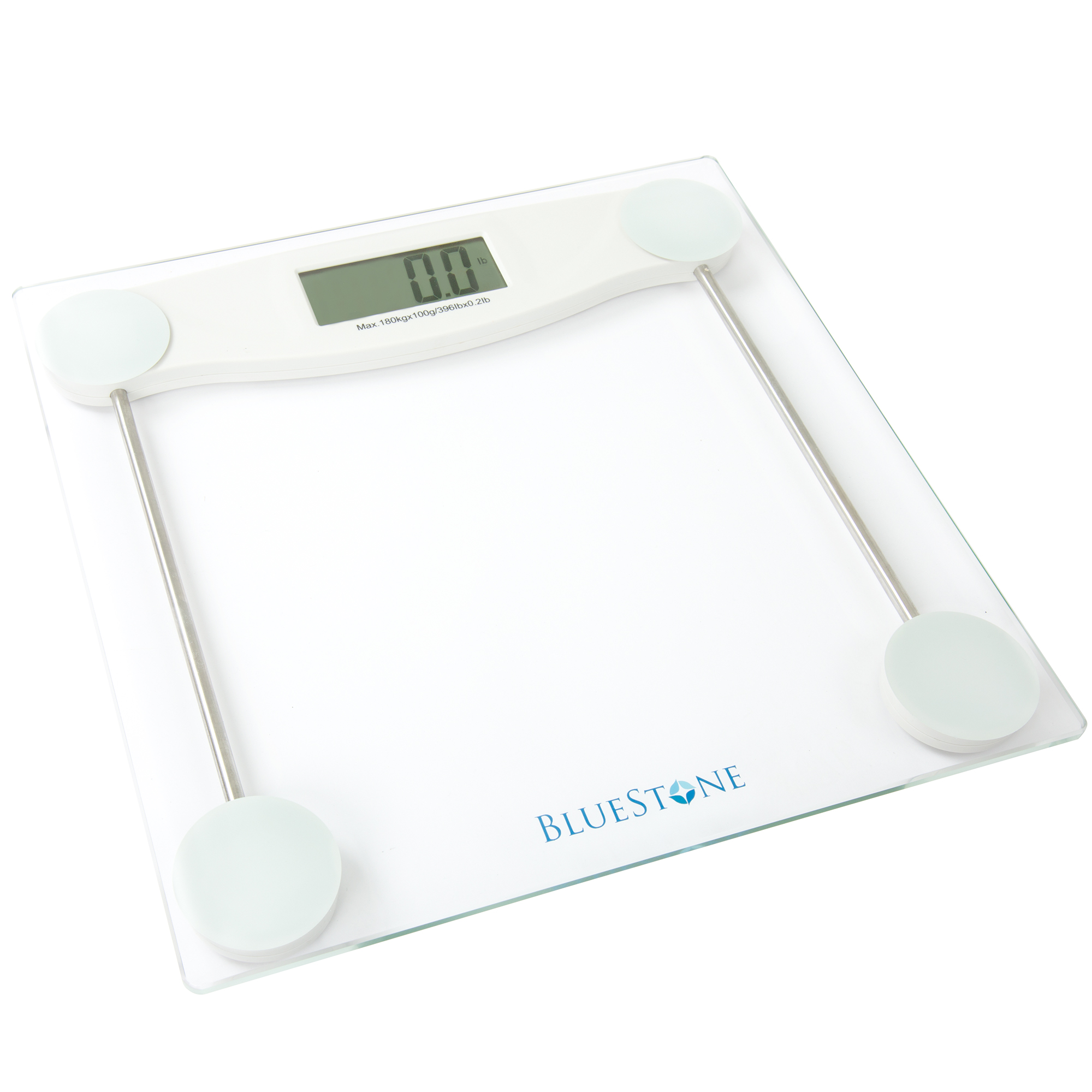 Bluestone Digital Glass Bathroom Scale with LCD Display