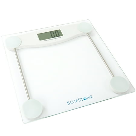 Bluestone Digital Glass Bathroom Scale with LCD Display