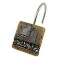 thumbnail image 3 of Western Barrel Racer With Floral Patterns Bathroom Shower Curtain Hooks 12pk, 3 of 6