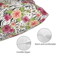 thumbnail image 5 of Cauagu Roses Mixed Zebra Print Pillow Covers with Envelope Closure,1PC Pillow Cases Decorative Pillow Case for Bed & Couch, Pillows Not Included-14"x20", 5 of 6