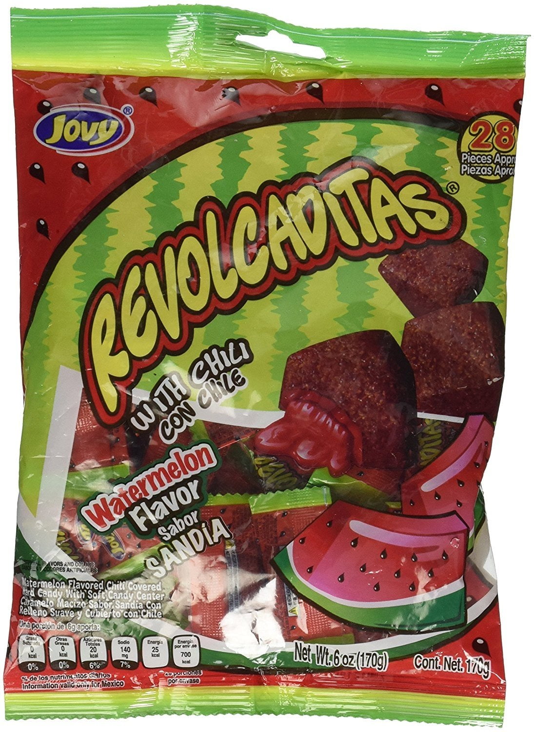 Jovy Revolcaditas With Chili Watermelon Flavor 6oz Bag Mexican Candy Walmart Com Walmart Com Jovy Revolcaditas With Chili Watermelon Flavor 6oz Bag Mexican Candy Walmart Com Walmart Com