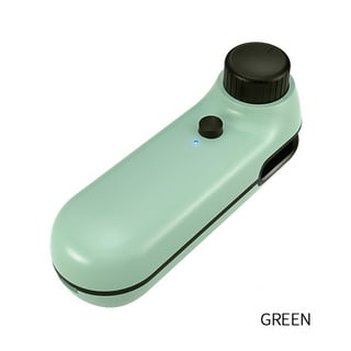 Lollanda Paper Crimper for Chip Bags,Heat Sealer Portable Bag Sealing Machine Shrinker Handheld Kitchen Gadgets, Green