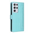 thumbnail image 3 of JTCASES Compatible with Samsung Galaxy S21 Ultra 5G 6.8 inch Case Wallet Flip Folio Case [Kickstand] with RFID Blocking Card Holders [Shockproof] and Wrist Strap Cover for Men Women Girls, Mint, 3 of 12