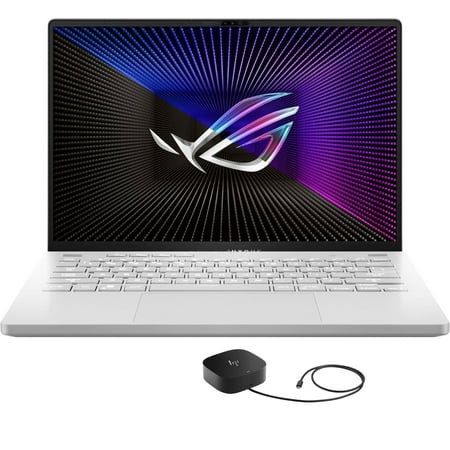 ASUS Zephyrus G14 Gaming/Entertainment Laptop (AMD Ryzen 9 7940HS 8-Core, 14.0in 165 Hz Wide QXGA (2560x1600), GeForce RTX 4060, Win 10 Pro) with G5 Essential Dock