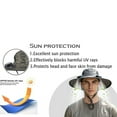 thumbnail image 7 of ibiyuan Solar Fan Hat Wide Brim Hat Wide Brim Sun Hat with Fans Solar Powered Fan Hat Fishing Hat Baseball Cap 2-In Hands-Free Hat Fan Womens Sun Hat for Outdoor Fishing, Camping, Hiking, 7 of 7