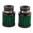 thumbnail image 1 of 2 filtros de aire 28-Filtro de aire de alta eficiencia de 48 mm, universal, para ciclomotores, scooters, ATV y motos de cross de 50 cc, 70 cc, 90 cc y 125 cc, color negro y verde., 1 of 14