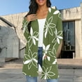 thumbnail image 6 of cocolona Cardigan for Women Lightweight Open Front Long Sleeve Cardigan Coat Fall Fashion Casual Floral Print Outwear with Pockets, 6 of 6
