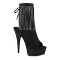 thumbnail image 2 of Women's Pleaser Delight 1018RSF Open Toe Bootie, 2 of 2