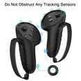 thumbnail image 4 of [Negro] Adecuado para Oculus/Meta Quest 3 Controlador Cubierta Protectora Silicona Antideslizante Cubierta Del Controlador Juego Accesorios VR (negro), 4 of 9