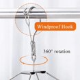 thumbnail image 5 of Stainless Steel Sock Dryer For Clothes Rack With 36 Clothespins, Windproof Rectangular Small Clothes Dryer With Pegs Clips, 5 of 5
