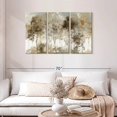 thumbnail image 2 of Elephant Stock Lush Black Forest Wall Art - Horizontal Multi Panel Canvas - Living Room Wall Decor - Floral And Botanical Multi Panel - White And Gray Decor By Allison Pearce - 45" x 28", 2 of 8