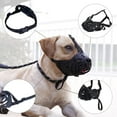 thumbnail image 4 of GFDYREE Dog Muzzle Prevents Biting Barking Chewing Breathable Drinkable Adjustable Basket Muzzle for Aggressive Small Medium Large Dogs (4 - Border Collie), 4 of 6