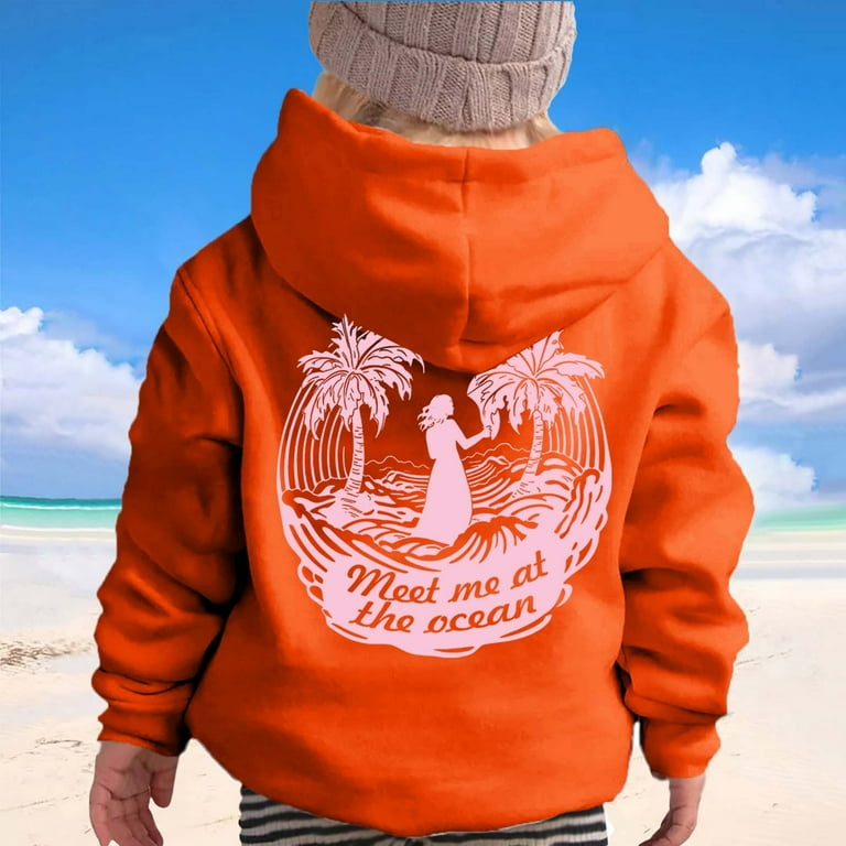 EHQJNJ Flannel Hoodie Girl s Hoodie Long Sleeve Soft Sweatshirt Graphic Hoody Kids Cute Pullovers Top Clothes for Girls Fuzzy Hoodie Infant Sweatshirt Romper Fall 9 10 Years Walmart