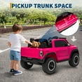 thumbnail image 5 of Eastvita 12V Licensed RAM Electric Pickup Truck for Kids, Dual Motor, Remote, LED, Music, Storage, 5 of 7