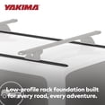 thumbnail image 6 of Yakima Tracks 54 Inch Car Roof Top Low Profile Rack System with PlusNuts, 6 of 7
