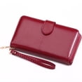 thumbnail image 1 of FUTUREORYY 1Set Money Bag With Zipper PU Long Clutch Purse For Outings Use, 1 of 8