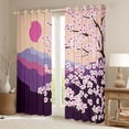 thumbnail image 2 of Homewish Tokyo Blossoms Flower Black Out Curtains, Japanese Mount Fuji Curtains Pack of 2 (42x63 Each), Teens Kids Boys Girls Bedroom Curtains, Living Room Curtains Decor, 2 of 6