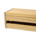 thumbnail image 7 of Cable Management Box Wood Cord Organizer for Wire Management Concealer for Desktop color wood color, 7 of 7