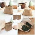 thumbnail image 3 of CRAFTHROU 2Ud Bolsas Multiusos De Lino Para Guardar Como Arroz O Té Color Café, 3 of 7