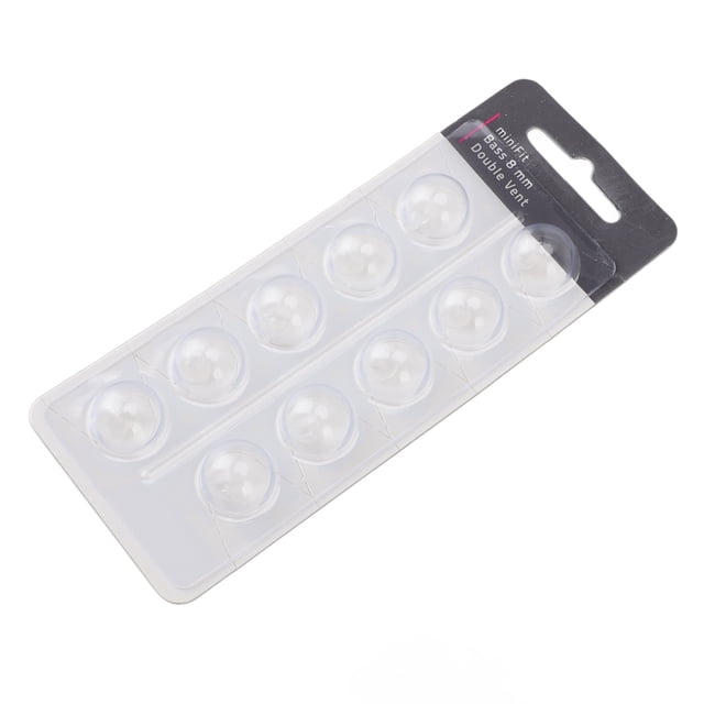 Silicona Ventils de doble respiraderos Bass Dome, Reemplazo de Reemplazo antiestática Doble Basco de Ventilación Single Capa 10 Piezas Para Un Rendimiento Óptimo