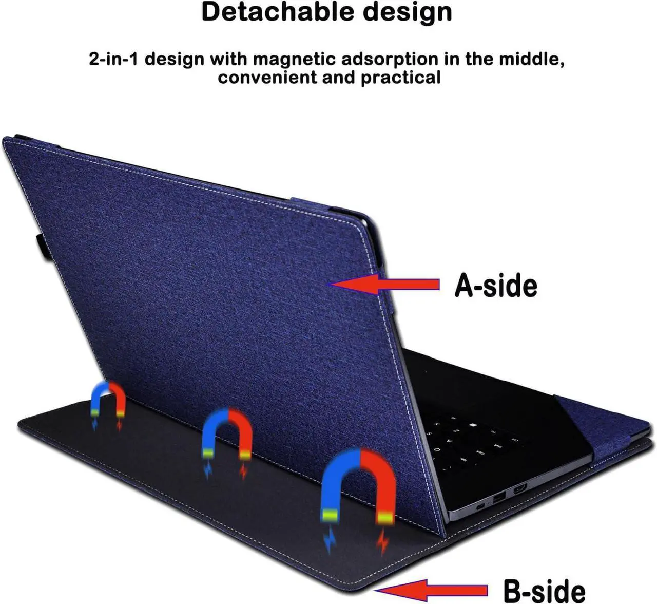 Case Cover for HP OmniBook 7/X 16 inch AI PC 16-ay/16-aw/16-az & for HP OmniBook 5 Laptop 16-ba 16-bc 16z-bc Sleeve,PU Leather Protective Bag Shell with Pen Holder