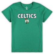 Women's Fanatics Kelly Green/Heather Gray Boston Celtics Plus Size T-Shirt & Shorts Combo Set