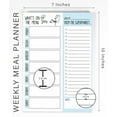 thumbnail image 5 of Inkdotpot Weekly Meal Planner Notepad 7"x10 , "What's On The Menu This Week" Magnetic Meal Planning Pad with Tear Off Grocery Shopping List for Fridge- Kitchen & Home - 54 Sheets -LJ, 5 of 8