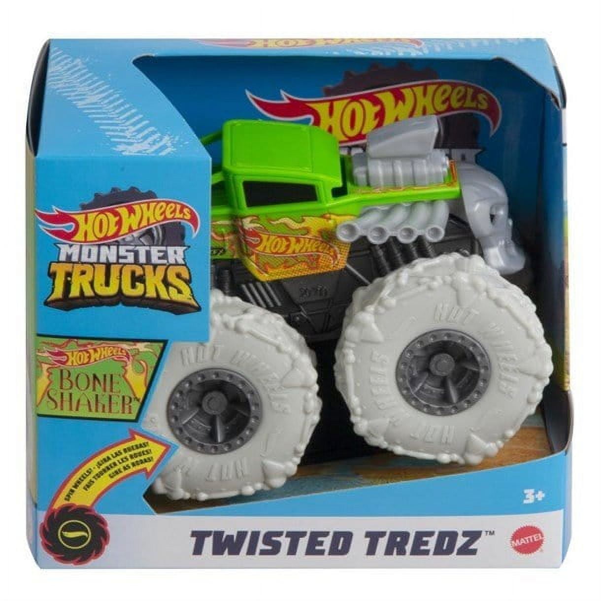 Mattel MTTGVK37 Hot Wheels Monster Trucks Twisted Tredz Playset Pack of 4 Walmart