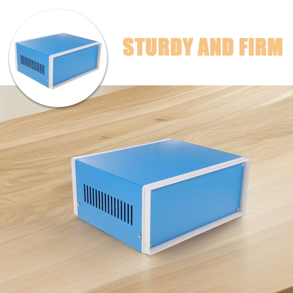 BEADCEST 2Pcs Outdoor Junction Box Metal Enclosure with Dual Wiring Ports for Electronics