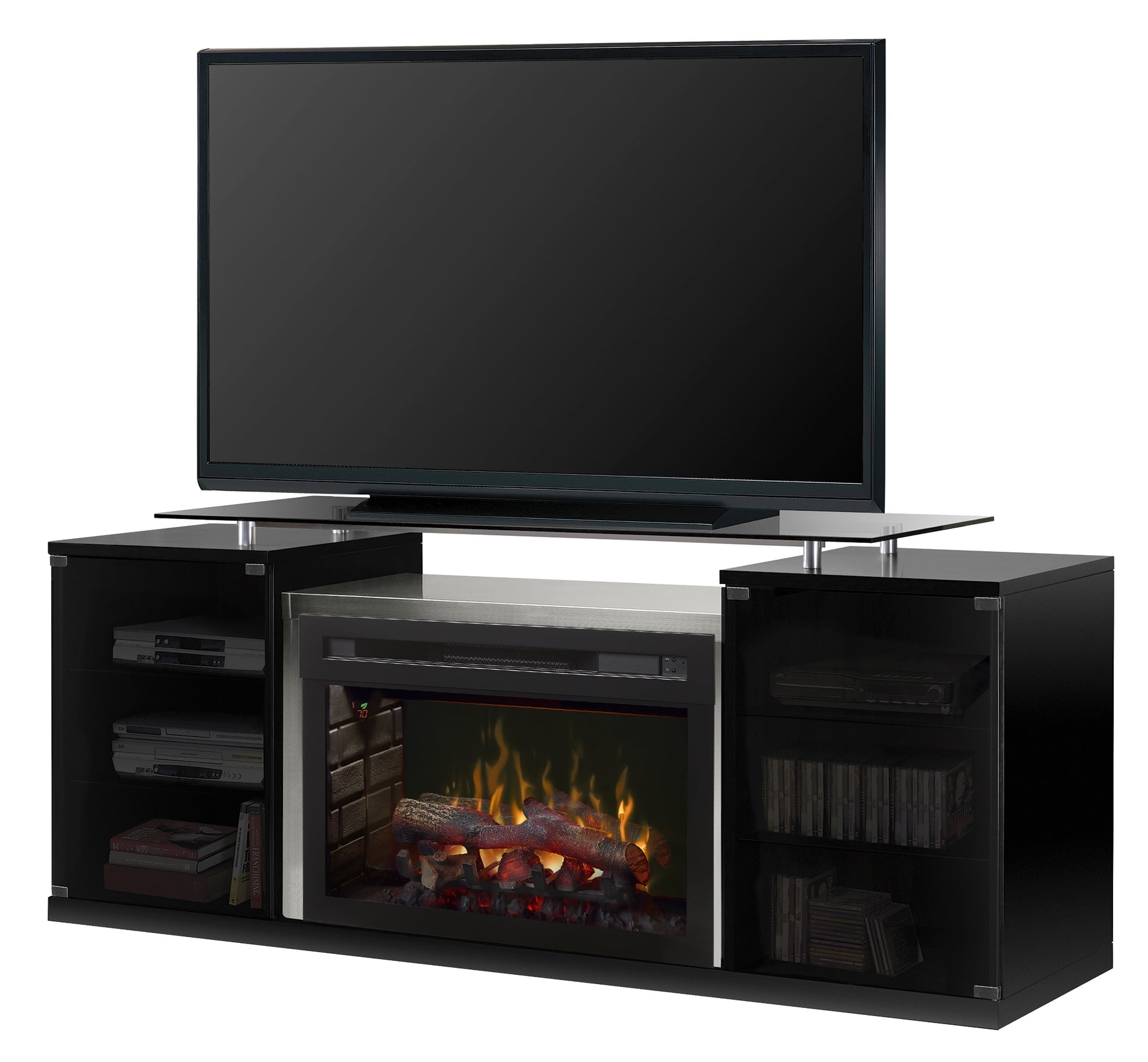 Dimplex Marana Media Console Log Electric Fireplace For Tvs Up To 55