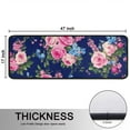 thumbnail image 5 of Kitchen Rugs Sets Of 2,Pioneer Flower Floral Print Pattern Anti Fatigue Kitchen Mat Rugs Non Slip Washable,Decorative Kitchen Floor Mats for Kitchen,Sink,Laundry,17"x47"+17"x47", 5 of 5