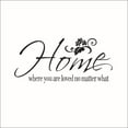 thumbnail image 2 of JJKBVCLO Bedroom Sticker Vinyl Art Mural Home Decal Are Wall Home You Where Home, 2 of 6