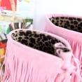 thumbnail image 4 of Fashion Women Knee-High Boots Autumn Winter Female Snow Boots Tassel Plus Size Flat Warm Shoes Sliop-on Boots Female Long Boots (black,38), 4 of 7