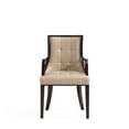 thumbnail image 3 of Manhattan Comfort Fifth 18.5" Faux Leather Dining Armchair in Tan, 3 of 11