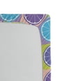 thumbnail image 2 of Ambesonne Abstract Fitted Sheet, Lemon Pattern Citrus, Twin XL Size, Pale Green and Violet, 2 of 2