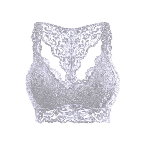 TIMIFIS Lace Bralette for Women, Lace Bralette Padded Lace Bandeau Bra with Straps for Women Girls ummer