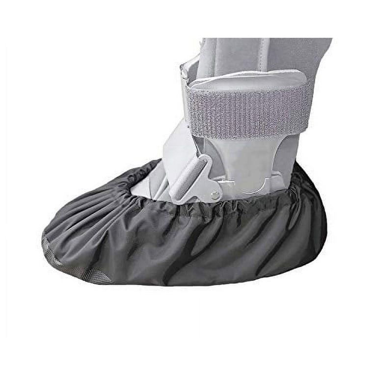MyShoeCovers 1 Fracture Walking Boot Cover Black X Large