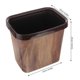 thumbnail image 5 of WRISTBIQUE Papelera De De Madera Falsa Para Dormitorio Reciclable Y Lavable Color Café, 5 of 6