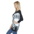 thumbnail image 5 of White Mark Women's Banded Dolman Tie-Dye Top, 5 of 5