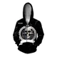 thumbnail image 2 of Novedades en sudaderas con capucha y cremallera con estampado de calavera personalizado de moda para hombre, sudaderas con capucha deportivas de ocio para hombre, modernas y versátiles para hombre, 2 of 5
