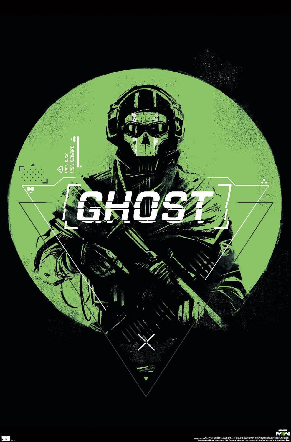 Call of Duty: Modern Warfare 2 - Ghost Emblem Wall Poster