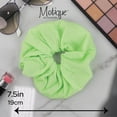 thumbnail image 5 of Jumbo Cotton Scrunchie - Light Green, 5 of 5