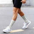 thumbnail image 2 of LSQii Fun Socks for Women Cozy Breathable Printed Cotton Knitted Fashion Novelty Crazy Mid Calf Sports Socks Gifts Carnival Pink, 2 of 7