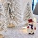 thumbnail image 4 of Nuevo Mini cifrado abeto de nieve pequeño árbol de Navidad adornos navideños para año nuevo fiesta de Navidad adornos de mesa para el hogar regalos, 4 of 4