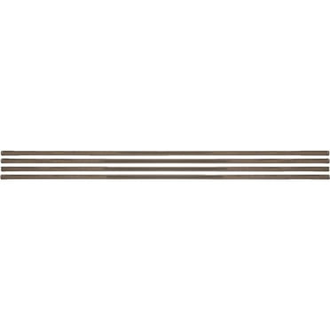 Smart Tiles - Adhesive Peel and Stick Tile Trim, Brown - 4-Pack 18" x 0.27"