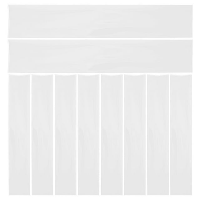 Minkissy 400Pcs Bag Display for Jewelry Business Transparent Rectangle PP Material