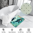 thumbnail image 3 of Whale Elegant Polyester Indoor Rug, Non-Slip Chair Rug, Machine Washable Floor Rugs, 3 of 6